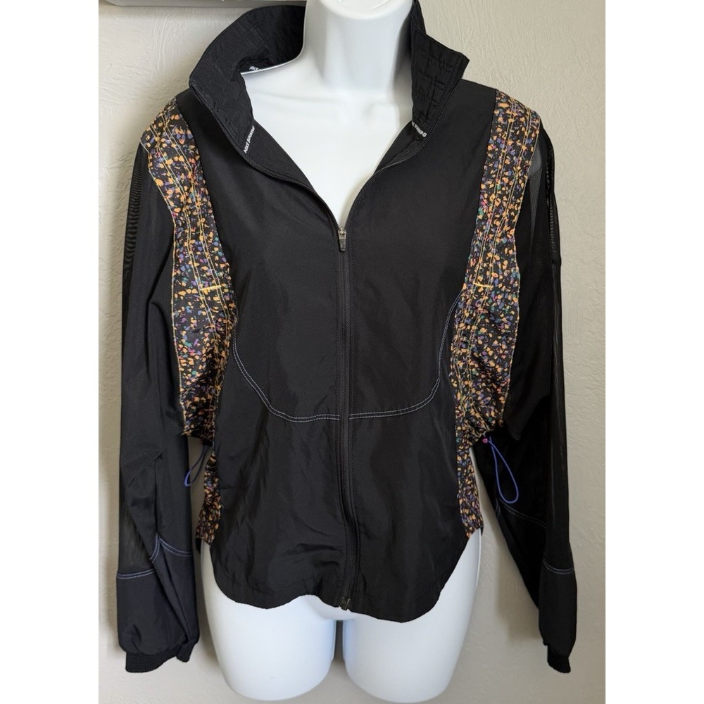 Nike Running Jacket Women's XS Black Icon Clash Sheer Sleeve Packable DD2285